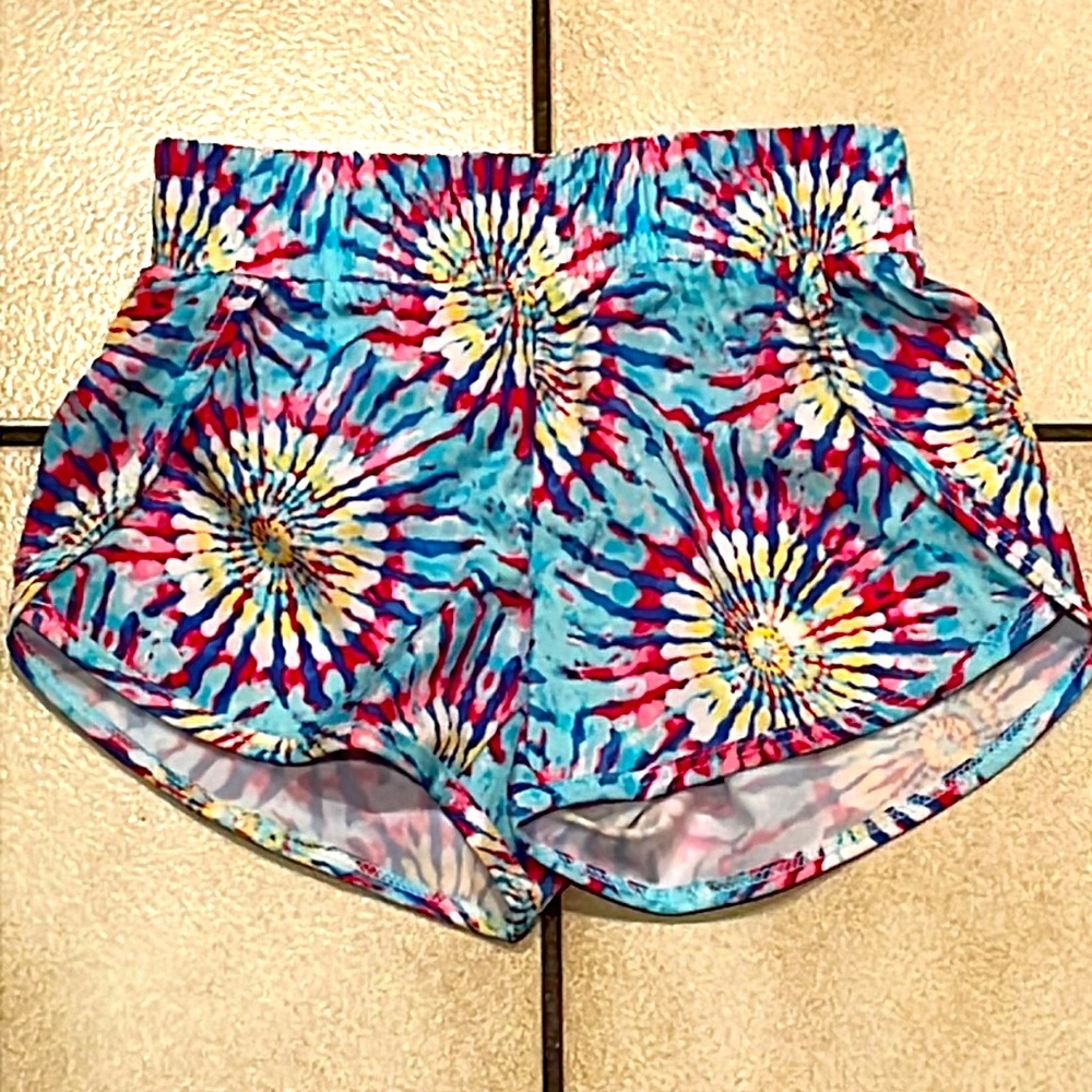 NWT Members Mark Active Girl Tie Dye Athletic Shorts